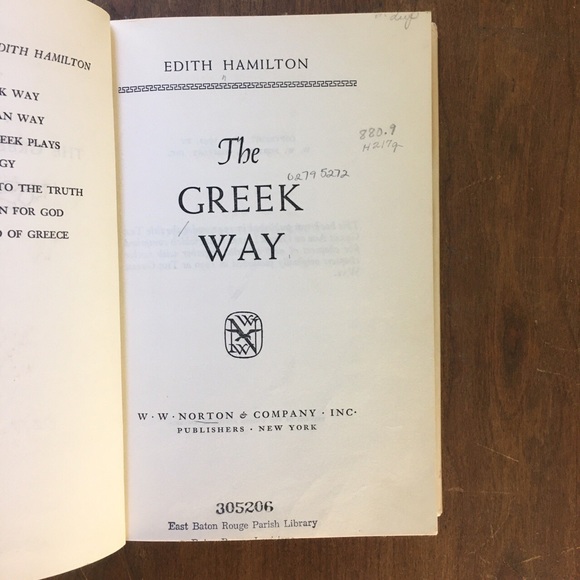 Edith Hamilton “The Greek Way” - Picture 3 of 3